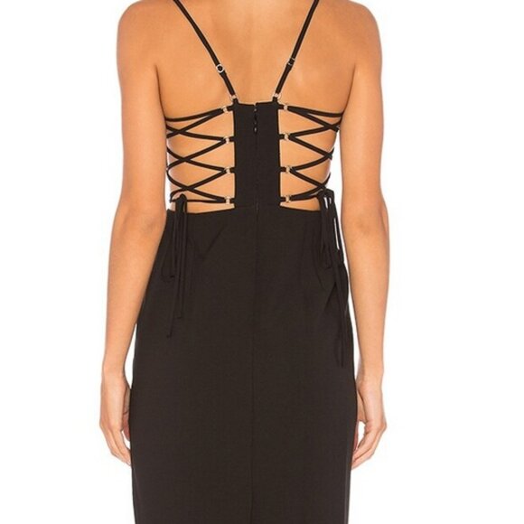 $298 BCBGMAXAZRIA ESMEE SPAGHETTI STRAP DRESS SIZE 2 - Picture 2 of 8